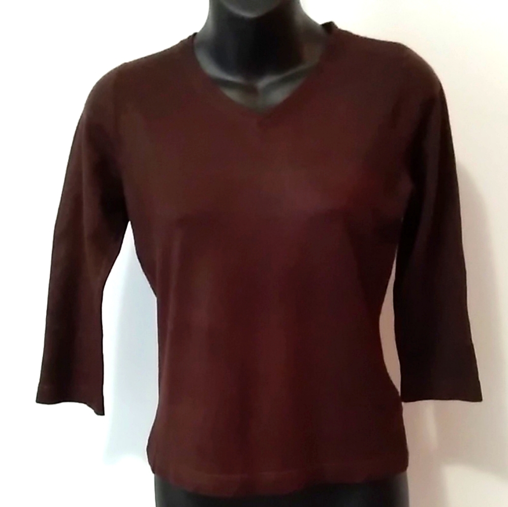 LAURA PETITES V-Neck Sweater